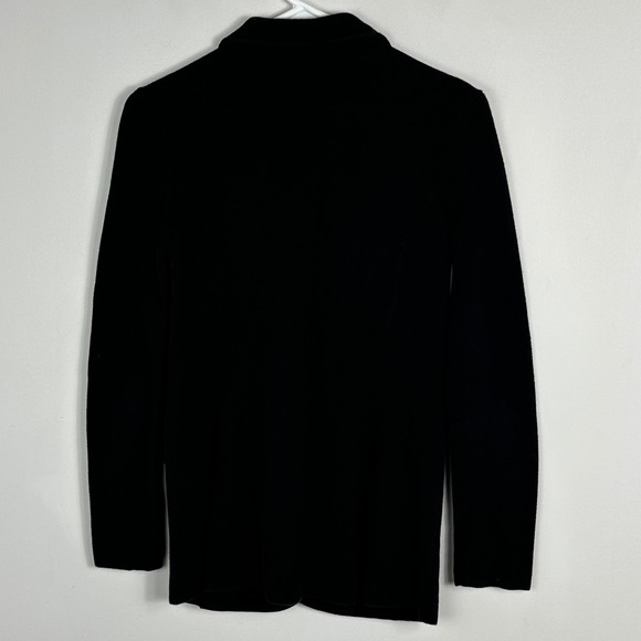 Ralph Lauren Black Knit SweaterBlazer Womens Size XS Double Button Professional - Picture 10 of 16